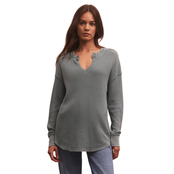 Driftwood Thermal Top Calypso Green