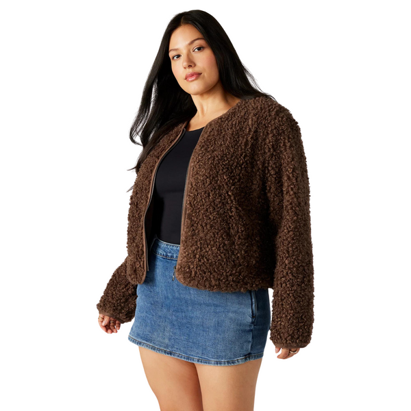 Teddy Jacket Mocha