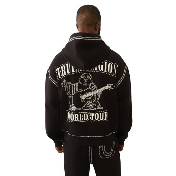 Super QT Cinched Zip Up Hoodie