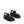 Voss II Black Leather Sandals