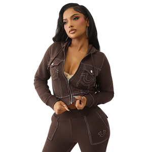 Big T Shrunken Zip Hoodie Burlwood
