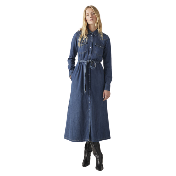 Quinney Denim Maxi Dress