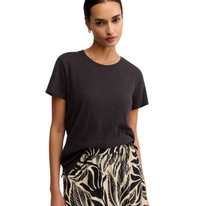 Foundation Slub Tee Black Sand