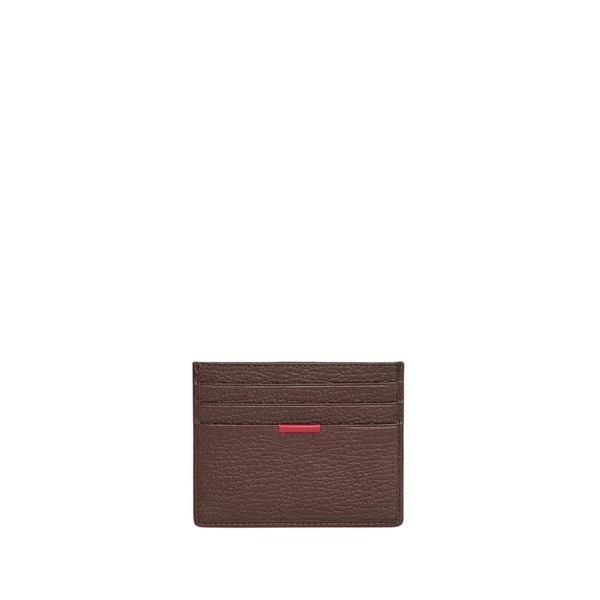 Cambria Card Case Bourbon Leather