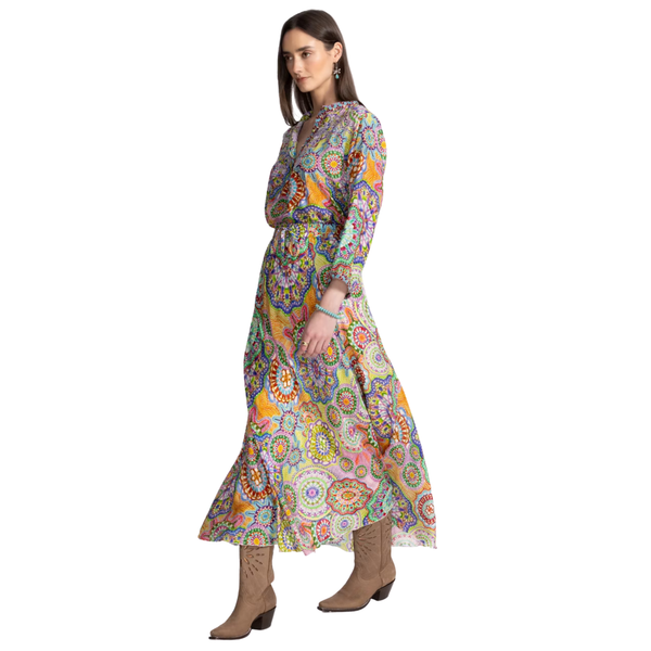 Kiki Skirt Napperon Print