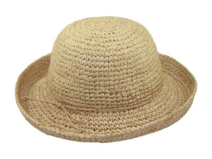 Raffia Roller Crochet Self Tie