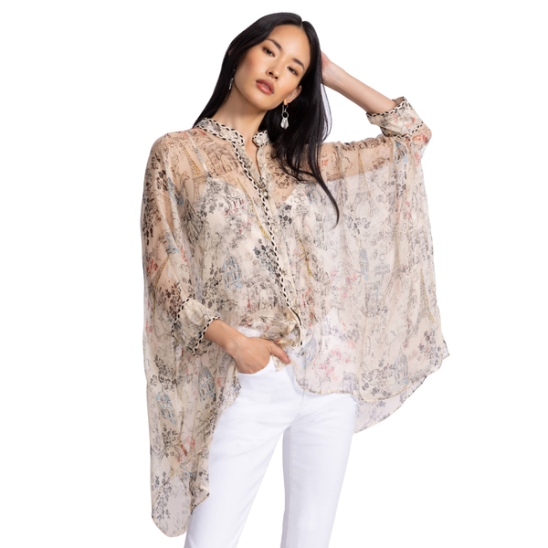 Katia Oversized Blouse Louise Print