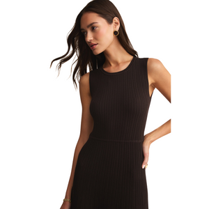 Elba Midi Ribbed Sweater Dress