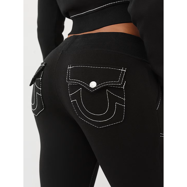 Big T Flare Pants Black