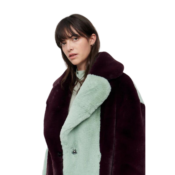 Katie Long Stripe Coat