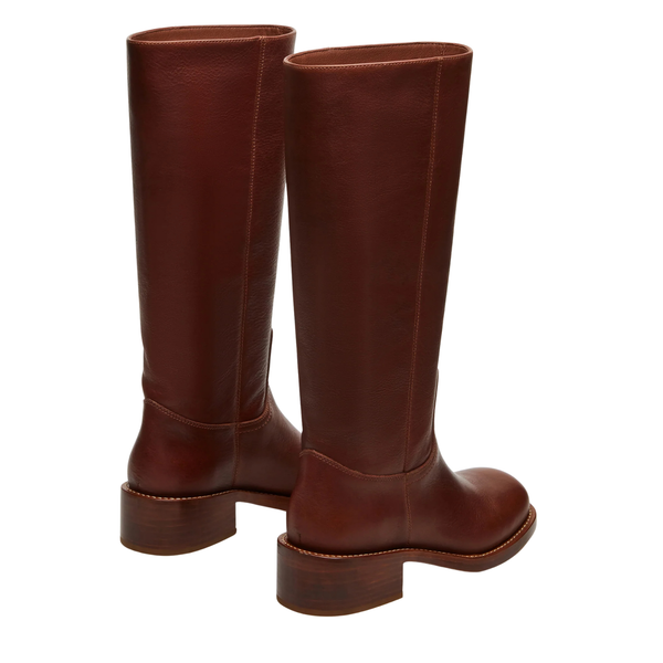 Riggs Rust Leather Boots