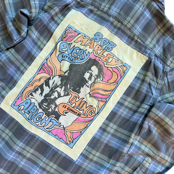 Bob Marley Restitch Flannel