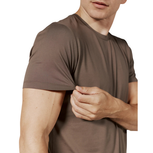 Men's Core Crew Neck Tee Dark Taupe