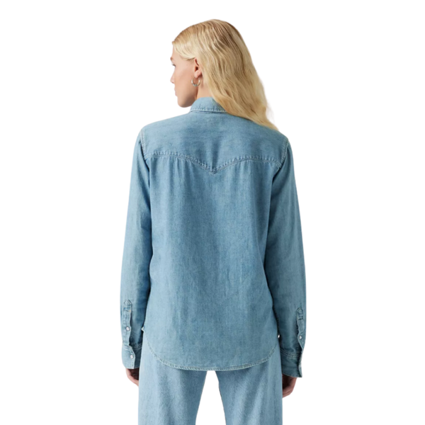 Iconic Western Old 517 Blue Shirt