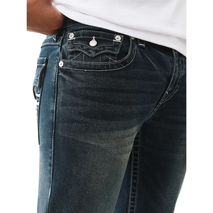 Ricky Lurex Warped Horseshoe Logo Jean