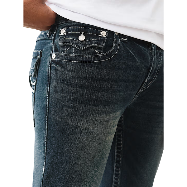 Ricky Lurex Warped Horseshoe Logo Jean