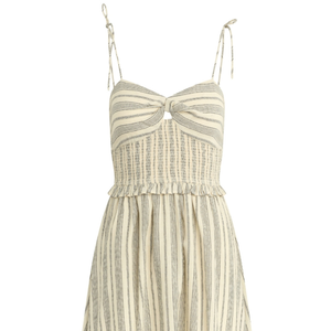 Dale Dress Striped Oyster