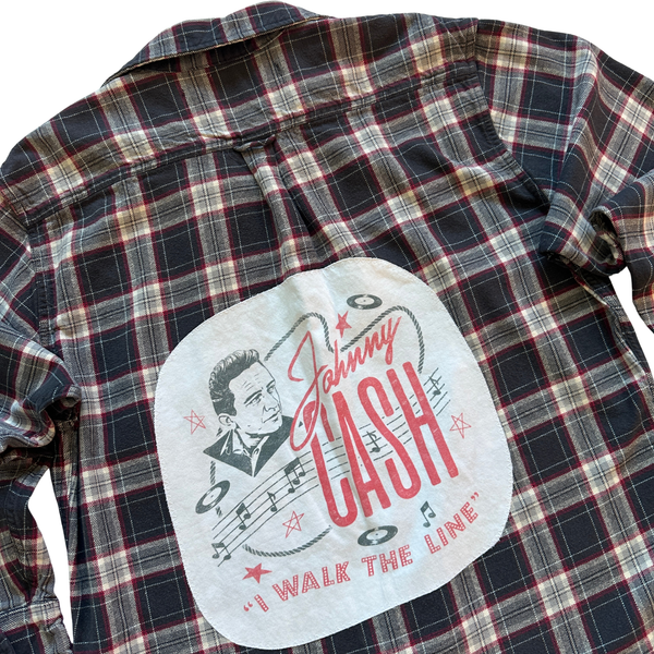 Johnny Cash Restitch Flannel