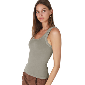 Vintage Reversible Ribbed Tank Top