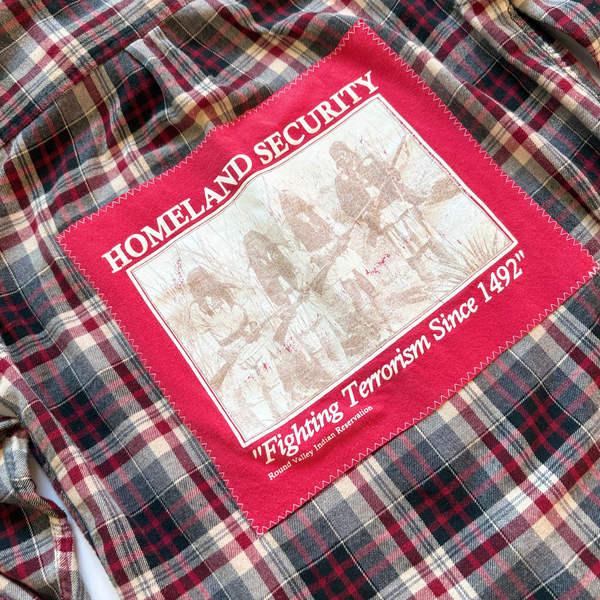 Homeland Security Restitch Flannel