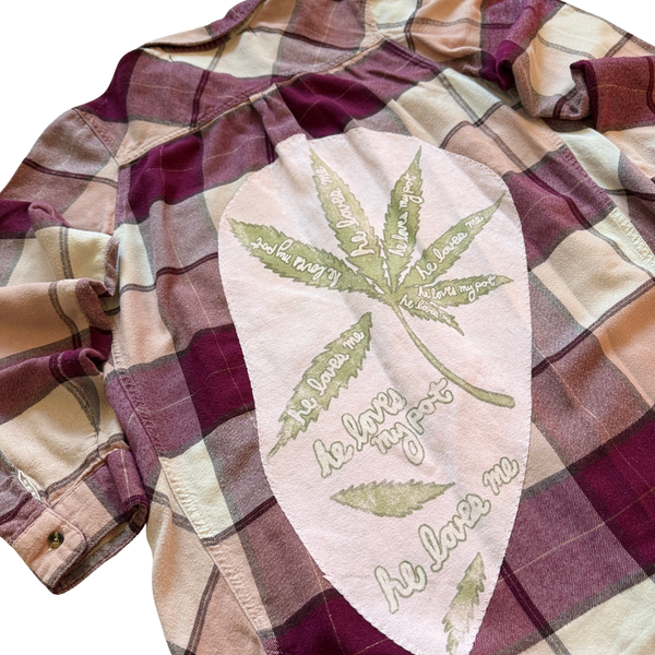 He Loves Me Restitch Flannel