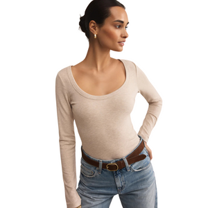 Second Skin Scoop Neck Top