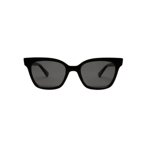 High Tide Polished Black Sunglasses