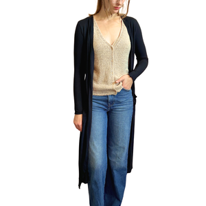 Reed Duster Cardi Black