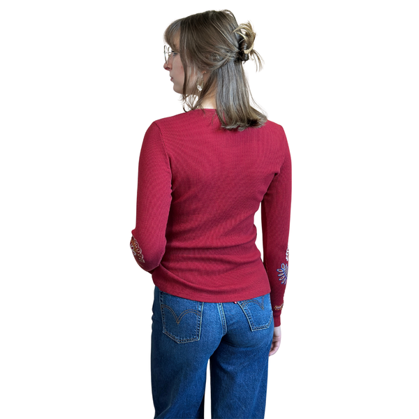 Gineva Long Sleeve Thermal Biking Red