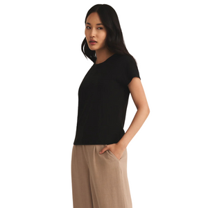 Modern Slub Tee Black