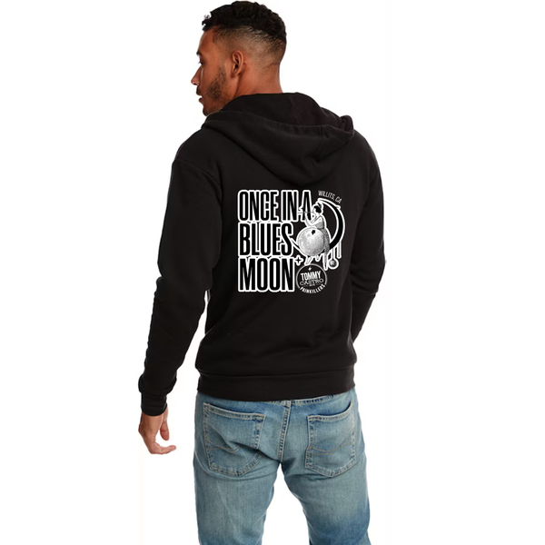 Once In A Blues Moon Zip-Up Hoodie