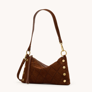 Kyle Chocolate Diamond Suede