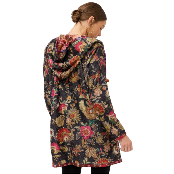 Joan Midi Reversible Sherpa Jacket