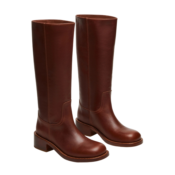 Riggs Rust Leather Boots