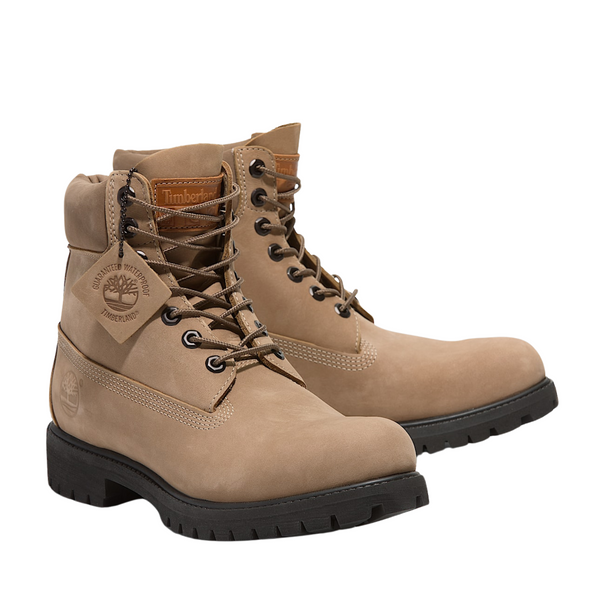 Men's 6" Premium Medium Beige Nubuck