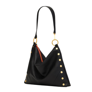Kyle Large Black Gold Red Zip