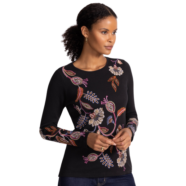 Gineva Long Sleeve Thermal Black