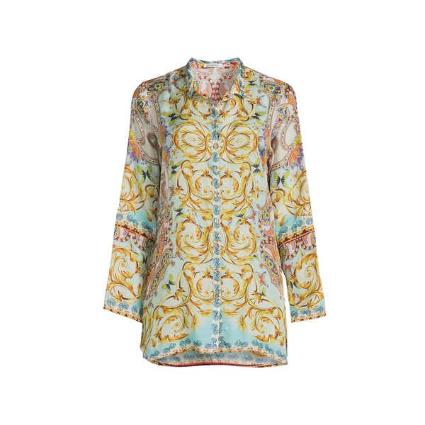 Indy Tunic Scroll Silk