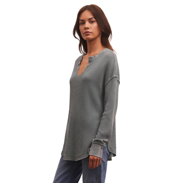Driftwood Thermal Top Calypso Green