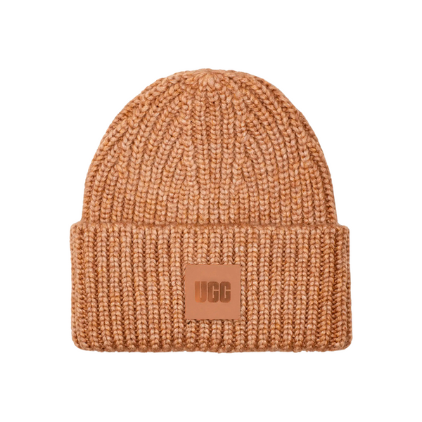 UGG® Chunky Rib Logo Beanie