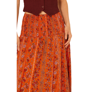 Urlan Midi Skirt Wild Poppy
