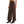 Alma Pinstripe Wide Leg Pant Chocolate