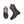 Bex Heart Boot Black & Pink