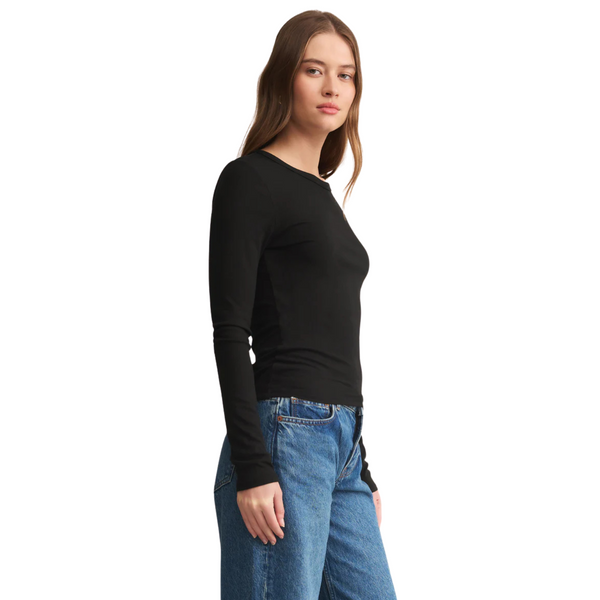 Second Skin Crewneck Long Sleeve Top