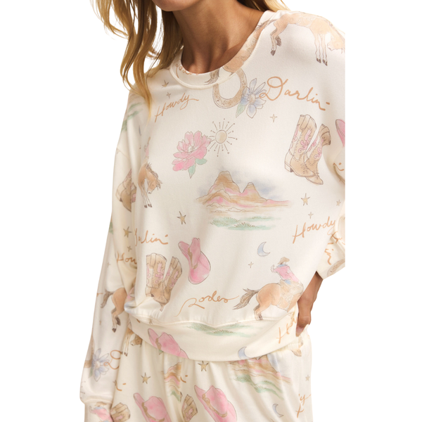 Desert Rose Long Sleeve Top
