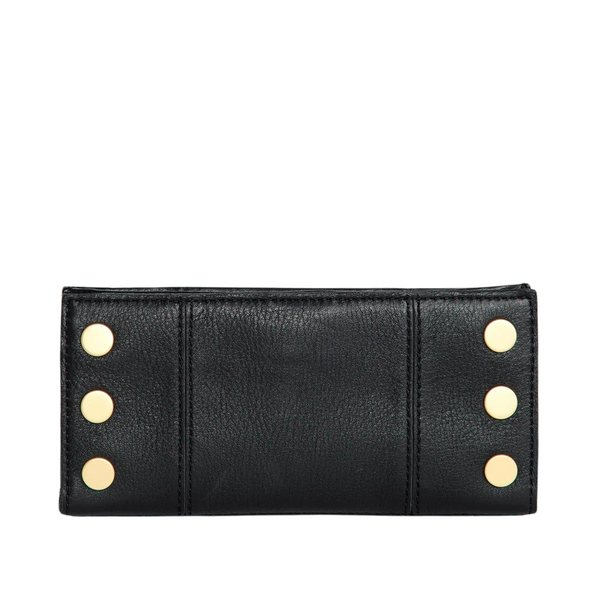 110 North Wallet Black & Gold Red Zip