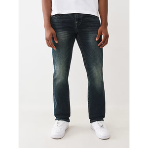 Ricky Lurex Warped Horseshoe Logo Jean
