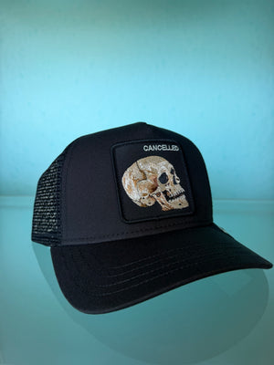 The Cancelled Skull Trucker Hat