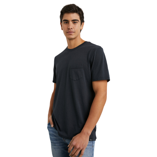 Johnny Pocket Tee Carbon