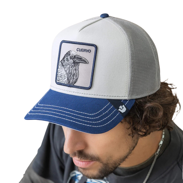 Tricolor Raven Trucker Hat